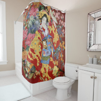 Japanese Geisha Art - Shower Curtain