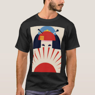Japanese Geisha Girl #1 Retro Art T-Shirt