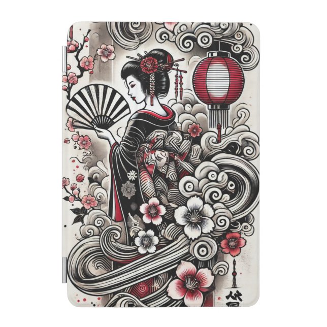 Japanese Geisha iPad Smart Cover – Elegant Protect (Front)