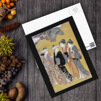 Japanese Geisha Ladies Postcard