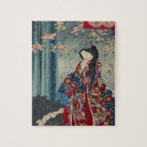 Vintage Map of Japan (1855) Jigsaw Puzzle | Zazzle