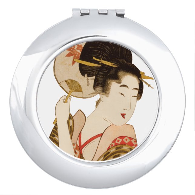 Japanese Geisha Makeup Mirror (Front)