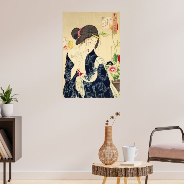 Japanese Geisha Poster (Living Room 3)