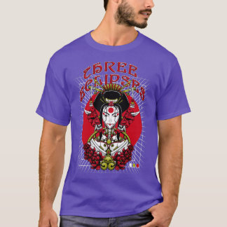 Japanese Geisha Robot Outrun Futurism Streetwear T-Shirt