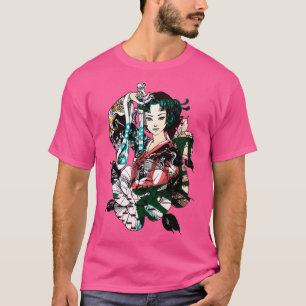Japanese Geisha Sword Samurai Warrior 1 T-Shirt