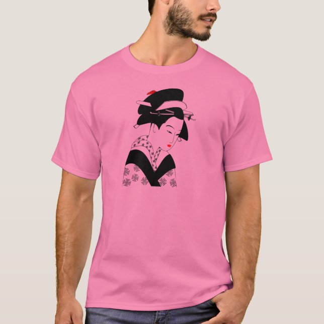 Japanese Geisha T-Shirt (Front)