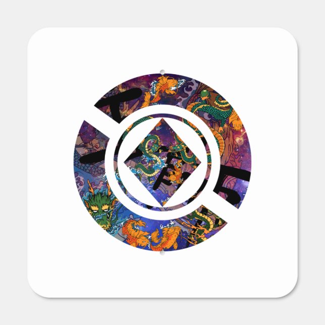 Japanese GeoDesign Metal Sign (Front)