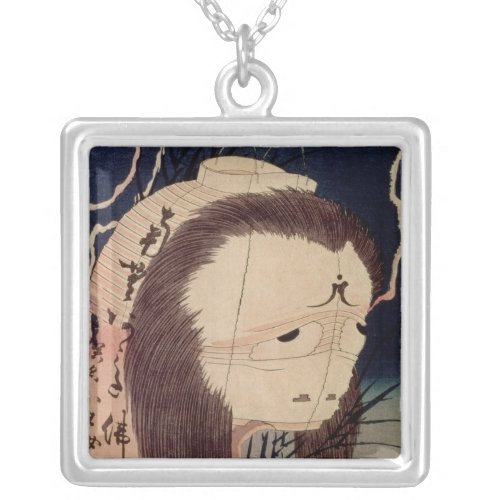 Japanese Ghost Silver Plated Necklace