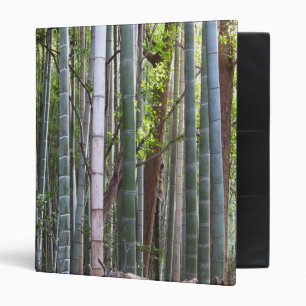 Japanese Giant Bamboo Forest, Sagano, Kyoto, Japan 3 Ring Binder