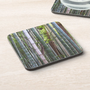 Japanese Giant Bamboo Forest, Sagano, Kyoto, Japan Beverage Coaster