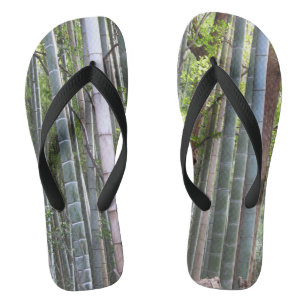 Japanese Giant Bamboo Forest, Sagano, Kyoto, Japan Flip Flops