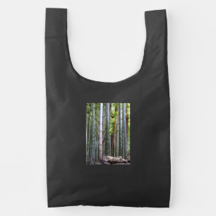 Japanese Giant Bamboo Forest, Sagano, Kyoto, Japan Reusable Bag