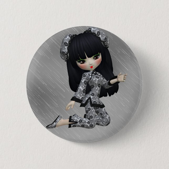 Japanese Girl Buttton Button (Front)