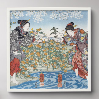 Japanese Girls by Ide Tama River Peel And Stick Photo Tile