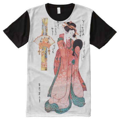 Japanese Gisha All-Over-Print Shirt