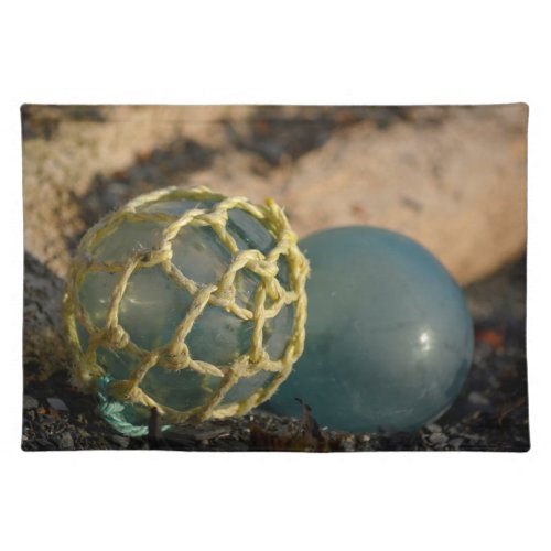 Japanese Glass Fishing Float Cloth Placemat