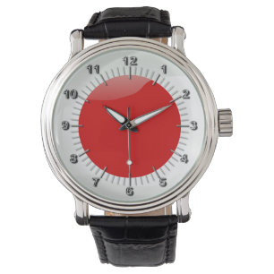 Japanese glossy flag watch