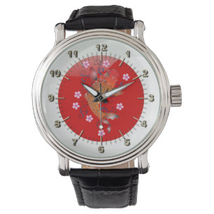 Japanese glossy flag watch