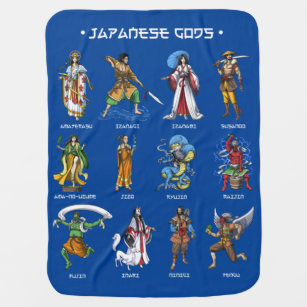Japanese Gods Baby Blanket