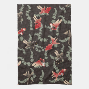 Japanese Goldfish Kitchen Towel