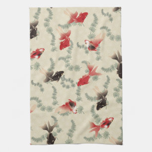 Japanese Goldfish Kitchen Towel
