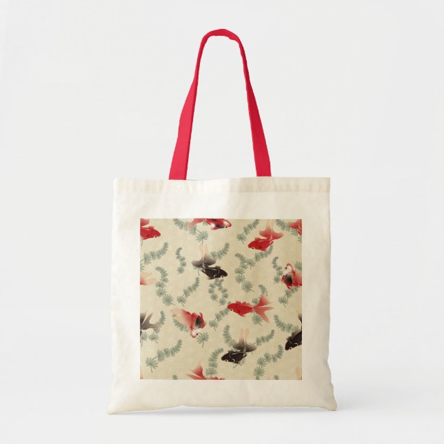 Japanese Goldfish Tote Bag (Front)