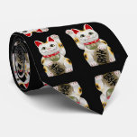 Japanese Good Luck Cat Neck Tie