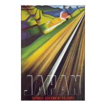 Japanese Government Railways Vintage Travel Poster