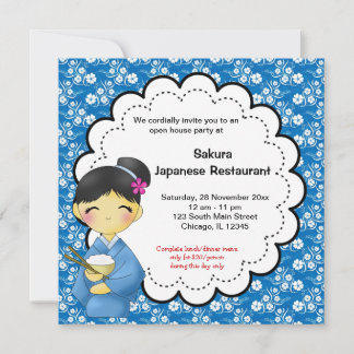 Japanese Grand Opening Invitation