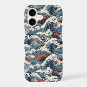 Japanese Great Wave Pattern iPhone 17 Case