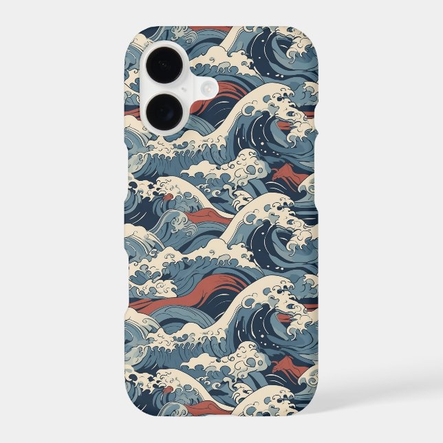 Japanese Great Wave Pattern  Case-Mate iPhone Case (Back)