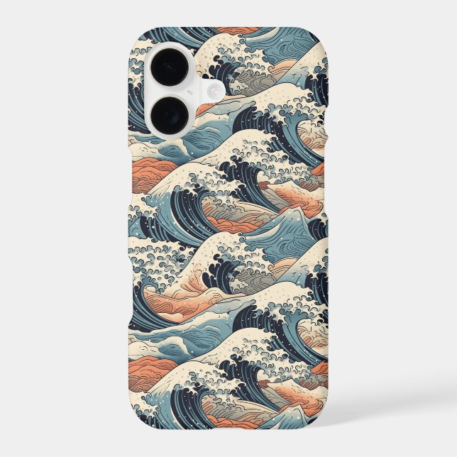 Japanese Great Wave Pattern  Case-Mate iPhone Case (Back)