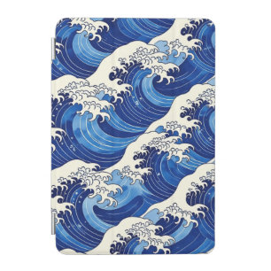 Japanese Great Wave Pattern Ocean iPad Mini Cover