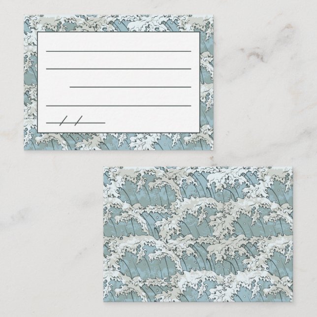 Japanese Haiku Poem Note Card (Front/Back)