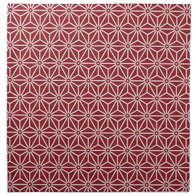 Japanese Herb leaves Pattern Napkin (Front)