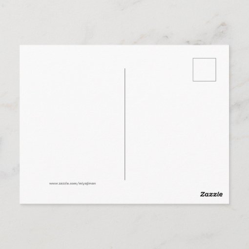 Japanese Hiragana Table (Wagashi) Postcard Zazzle