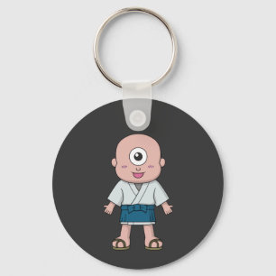 Japanese Hitotsume-kozo (One-Eyed Kid): Yokai Keychain