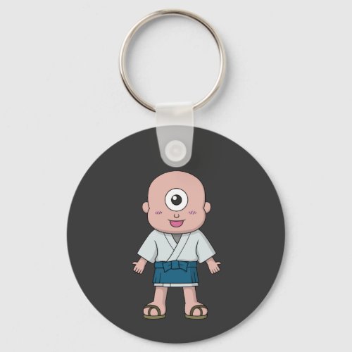 Japanese Hitotsume_kozo One_Eyed Kid Yokai Keychain