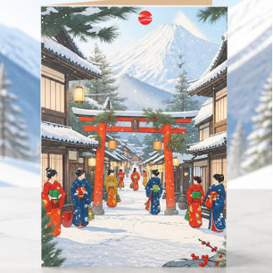 Japanese Holiday card