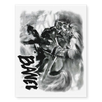 Japanese horse samurai art equestrian sumi temporary tattoos