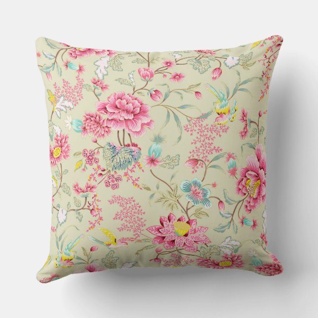 Japanese hour throw pillow (Back)