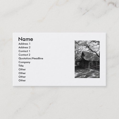 Japanese House Business Card
