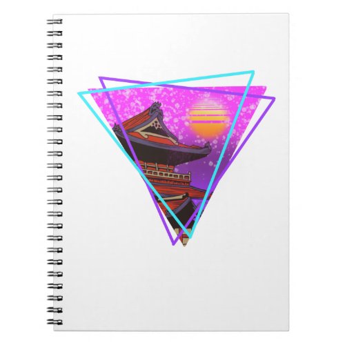 japanese house Retro Triangle Notebook