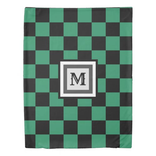 Japanese Ichimatsu Checkered Pattern Duvet Cover