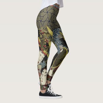 Japanese Imperial Court Performers Leggings by AlignBoutique at Zazzle