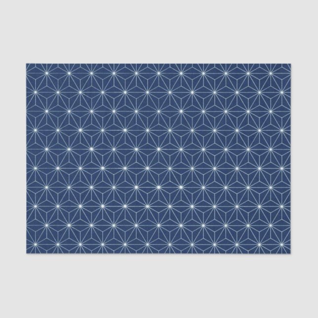 Japanese Indigo Blue Tissue Paper (Front)
