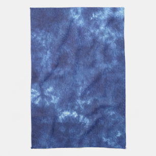Japanese Indigo Dye Blue Kitchen Towel