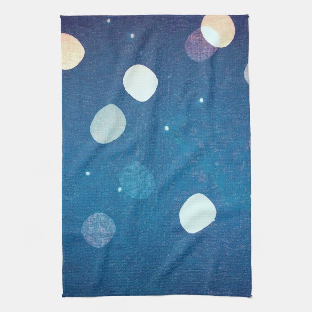 Japanese Indigo Dye Blue Kitchen Towel (Vertical)