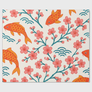 Japanese inspired wrapping paper