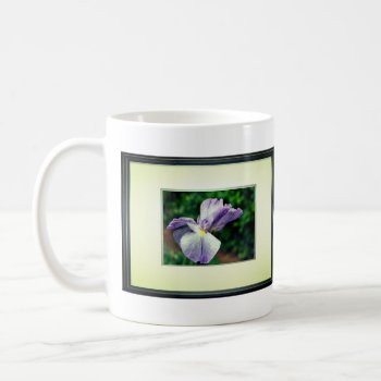 Japanese Iris Flower Unfolding  Coffee Mug by SmilinEyesTreasures at Zazzle